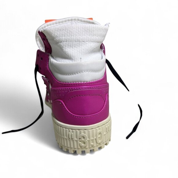 OFF-WHITE Women's Sneakers Off-Court 3.0 High-Top Fuschia Pink sz 36 NWOT - Picture 6 of 14